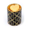 Purificador com queimador pequeno de essências - preto e dourado